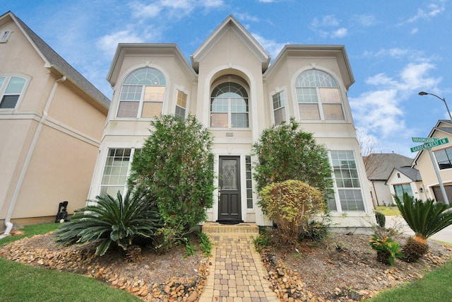 13523 Broadmeadow Ln, Houston, TX 77077 - view of front of home with stucco siding