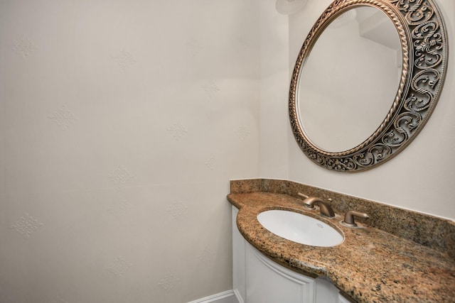13523 Broadmeadow Ln, Houston, TX 77077 - bathroom featuring vanity and baseboards