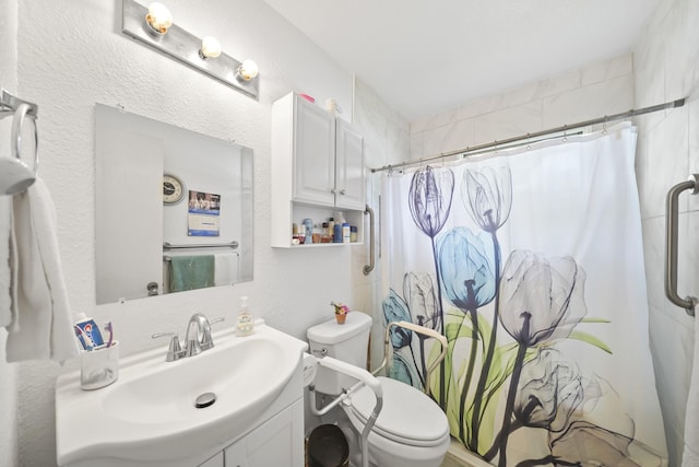 836 Sycamore St, Lake Jackson, TX 77566 - bathroom with vanity and a shower with curtain