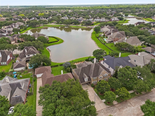 6318 Goodlowe Park, Sugar Land, TX 77479 - aerial view of residential area featuring a large body of water
