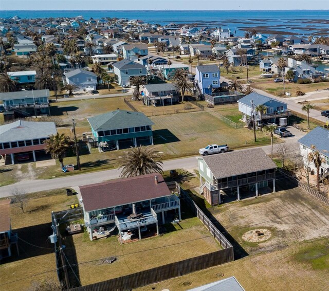 16535 Jamaica Inn Rd, Jamaica Beach, TX 77554 - aerial perspective of suburban area with a nearby body of water