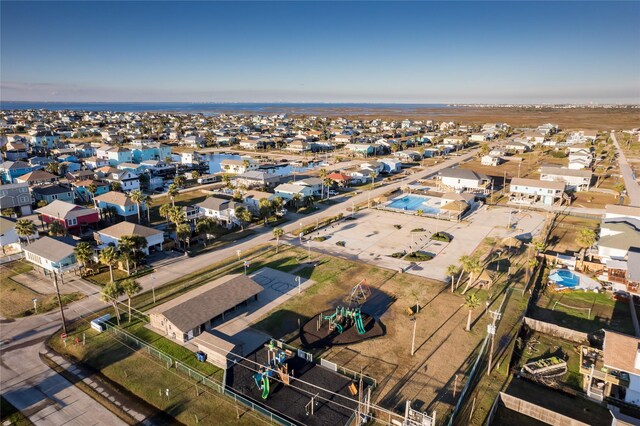16535 Jamaica Inn Rd, Jamaica Beach, TX 77554 - aerial view of property and surrounding area with nearby suburban area