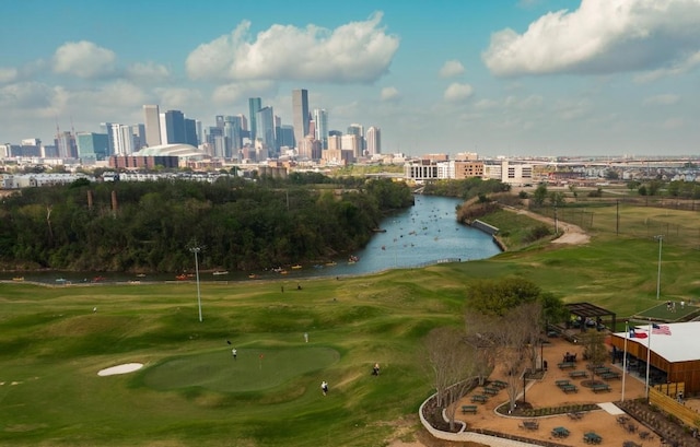 2248 Ann St, Houston, TX 77003 - surrounding community featuring a water view, a skyline view, and view of golf course