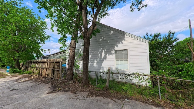 view of side of home