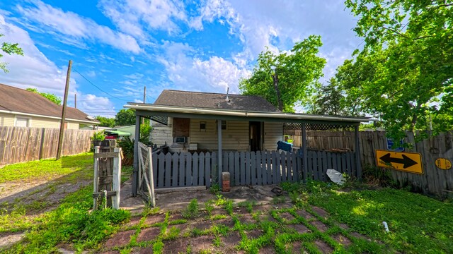 view of rear view of house
