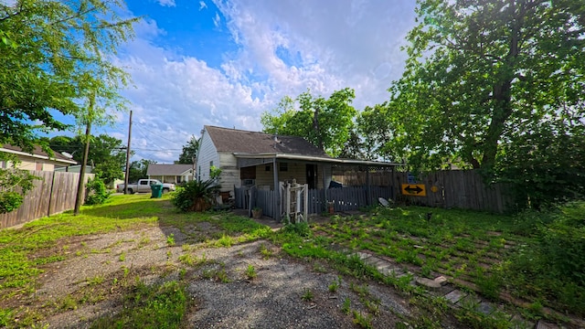 view of rear view of house