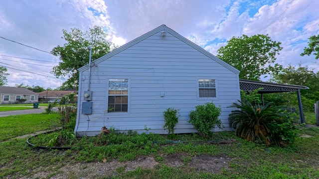 view of property exterior