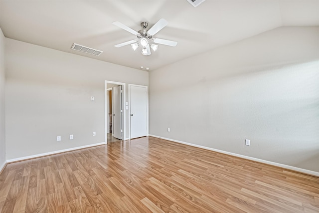 5212 Mcgrath Dr, Alvin, TX 77511 - empty room with light wood finished floors, baseboards, and a ceiling fan