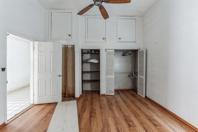 2009 Chestnut St, Houston, TX 77009 - unfurnished bedroom featuring light wood-type flooring and baseboards