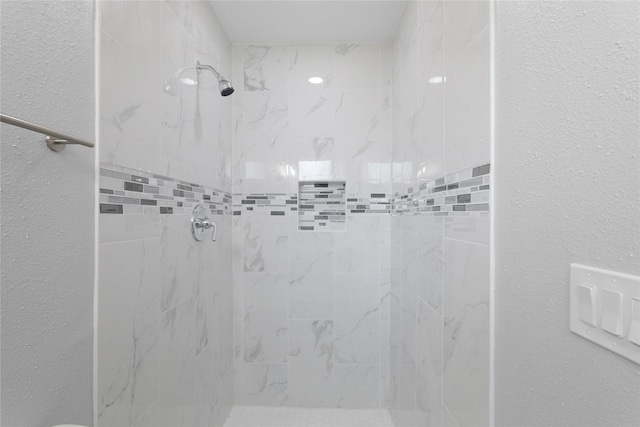 9827 Shive Dr, Houston, TX 77078 - bathroom featuring tiled shower