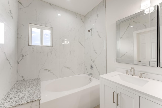 1189 County Road 5100, Cleveland, TX 77327 - full bathroom featuring vanity and shower / bathtub combination
