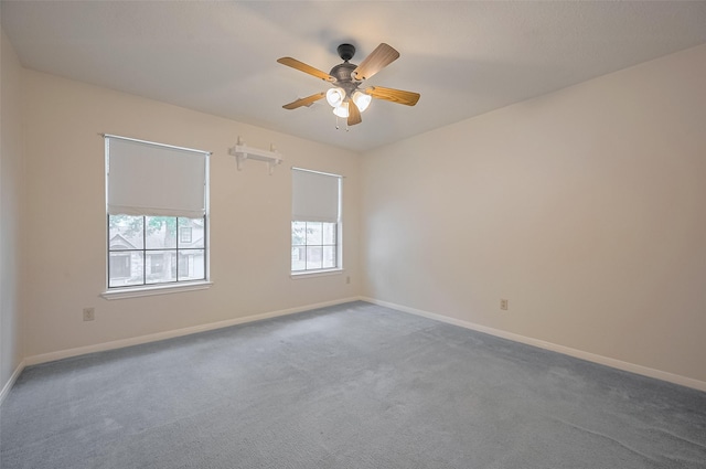 20011 Doherty Cir, Katy, TX 77449 - carpeted empty room with baseboards and ceiling fan