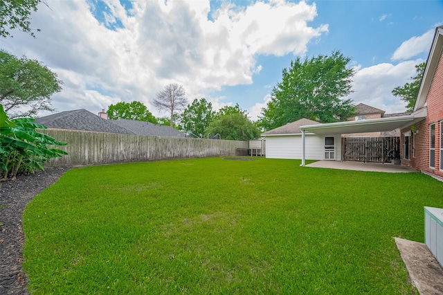 20011 Doherty Cir, Katy, TX 77449 - view of yard featuring a patio area