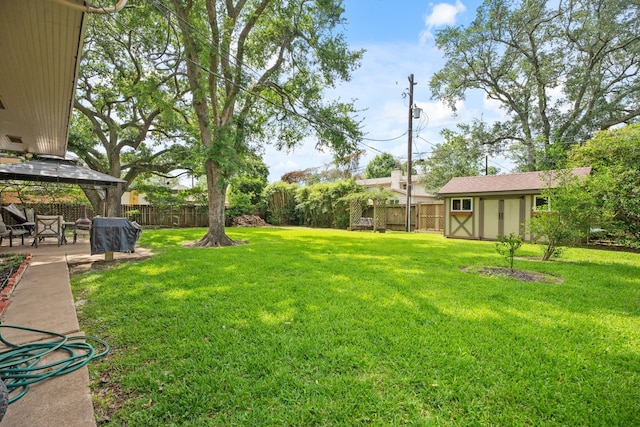 111 Whispering Oaks Dr, Seabrook, TX 77586 - view of yard with a gazebo and a patio area