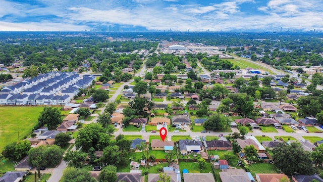 141 E Twickenham Trl, Houston, TX 77076 - aerial view of residential area