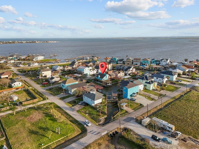 1210 Island Dr, San Leon, TX 77539 - aerial perspective of suburban area with a nearby body of water