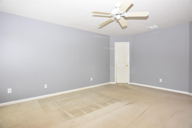 9619 Babbling Spring Ct, Tomball, TX 77375 - carpeted empty room with a ceiling fan and baseboards