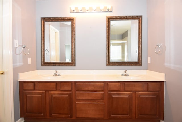 9619 Babbling Spring Ct, Tomball, TX 77375 - full bathroom with double vanity