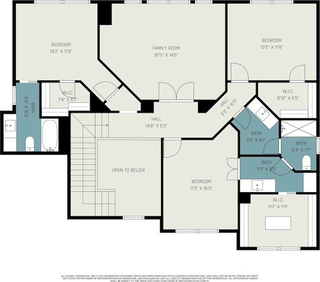 11503 Kings Point Blvd, Mont Belvieu, TX 77535 - home floor plan