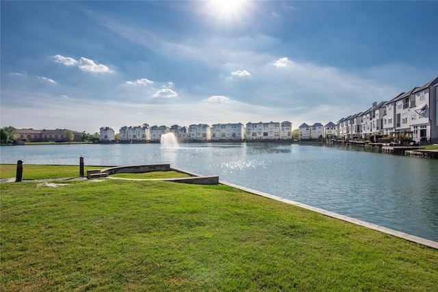 8817 Lakeshore Bend Dr, Houston, TX 77080 - water view with nearby suburban area