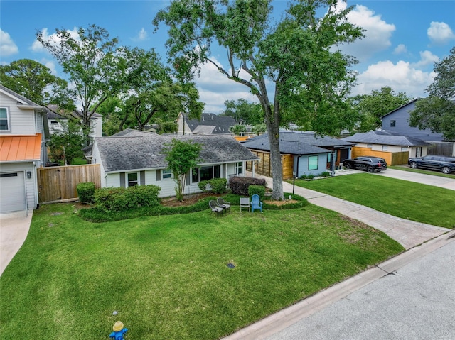 1635 Althea Dr, Houston, TX 77018 - view of front of house featuring driveway, a residential view, and a shingled roof