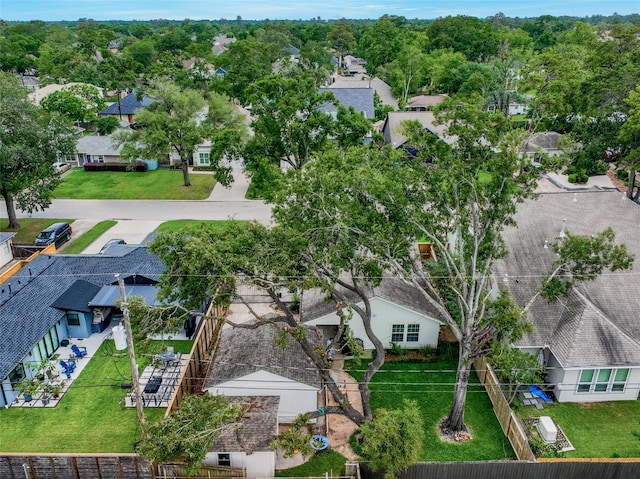 1635 Althea Dr, Houston, TX 77018 - aerial perspective of suburban area