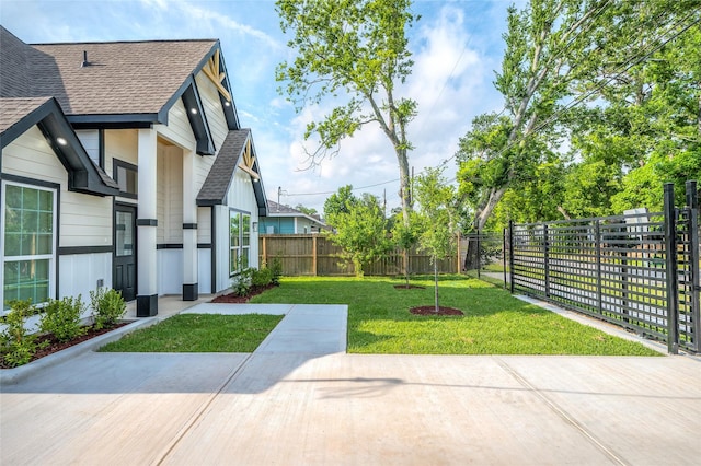 8714 Clarington St, Houston, TX 77016 - view of yard featuring a patio area