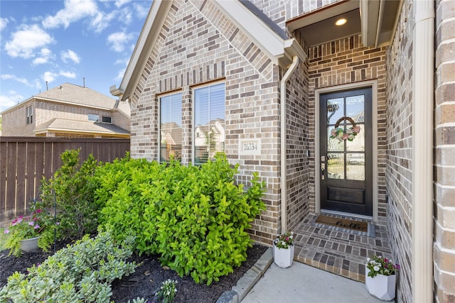 16334 Silver Emperor St, Humble, TX 77346 - view of exterior entry featuring brick siding