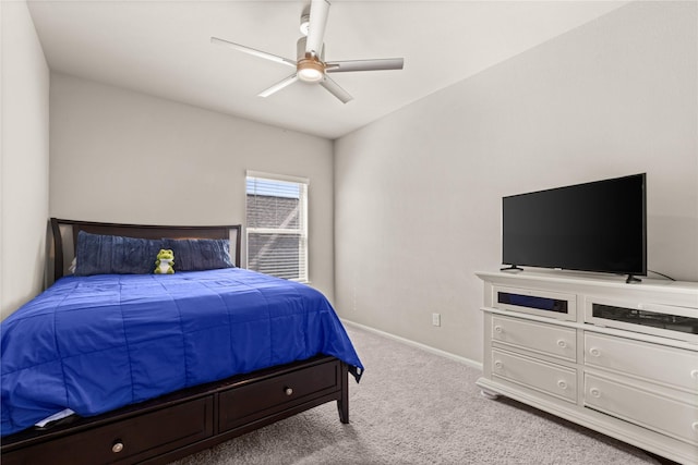 16334 Silver Emperor St, Humble, TX 77346 - carpeted bedroom featuring baseboards and a ceiling fan