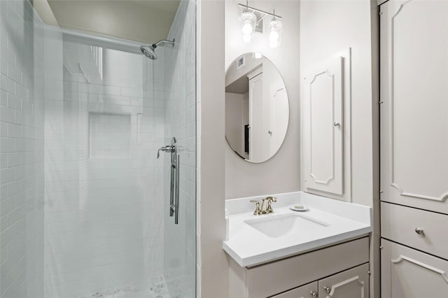 1146 Fountain View Dr Unit 204, Houston, TX 77057 - bathroom with vanity and a tile shower