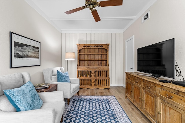 1146 Fountain View Dr Unit 204, Houston, TX 77057 - living room with light wood-style floors and ceiling fan