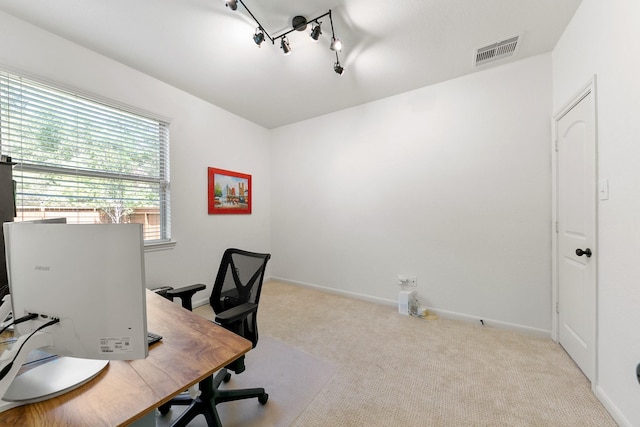 126 Biltmore Loop, Montgomery, TX 77316 - office space featuring carpet floors, baseboards, and track lighting