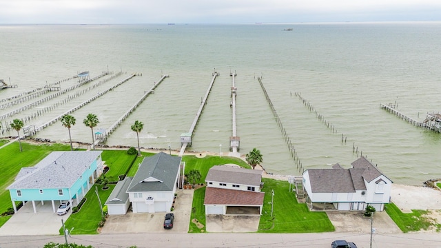 1417 8th St, San Leon, TX 77539 - aerial view of a nearby body of water