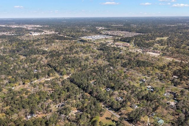 9219 Sendera Dr, Magnolia, TX 77354 - aerial view of property's location with a heavily wooded area