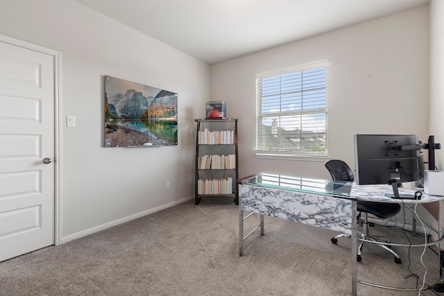17505 Spice Merlot Ln, Conroe, TX 77302 - office area featuring carpet and baseboards