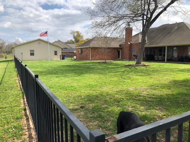 320 Eagle Cv, Hempstead, TX 77445 - view of yard