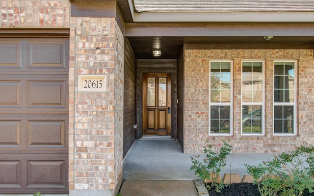 20615 Footstep Path, Katy, TX 77449 - entrance to property featuring brick siding and covered porch