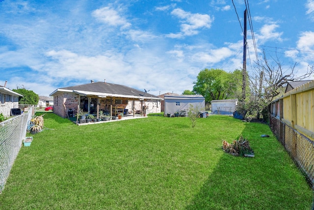 14518 Littleford St, Houston, TX 77045 - view of yard featuring a patio
