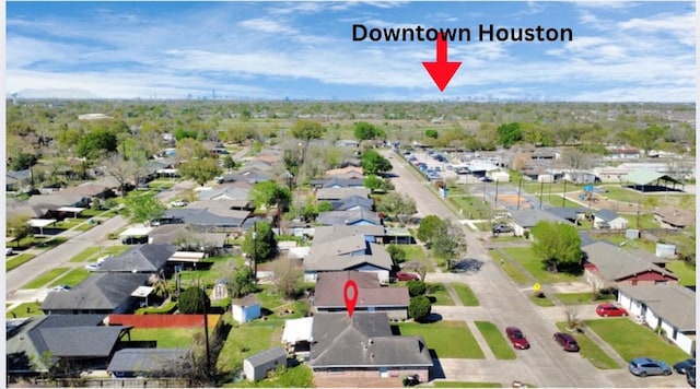 14518 Littleford St, Houston, TX 77045 - aerial view of residential area