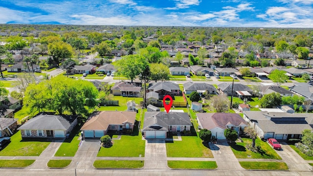 14518 Littleford St, Houston, TX 77045 - aerial perspective of suburban area