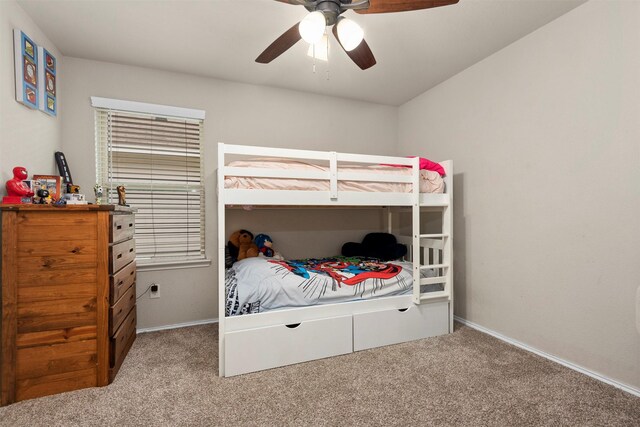 622 Rd 5138, Cleveland, TX 77327 - bedroom with carpet, baseboards, and a ceiling fan