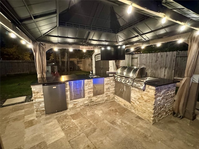 27303 Balson Forest Ln, Spring, TX 77386 - fenced backyard with a gazebo and a patio