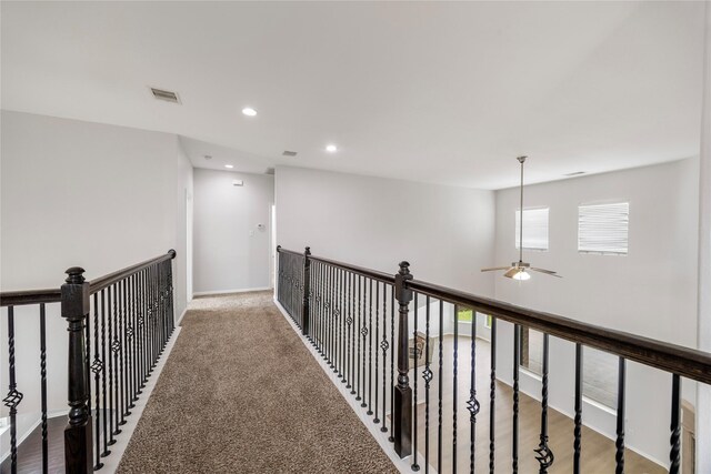 11915 Eagle Ridge Dr, Mont Belvieu, TX 77535 - hallway featuring recessed lighting