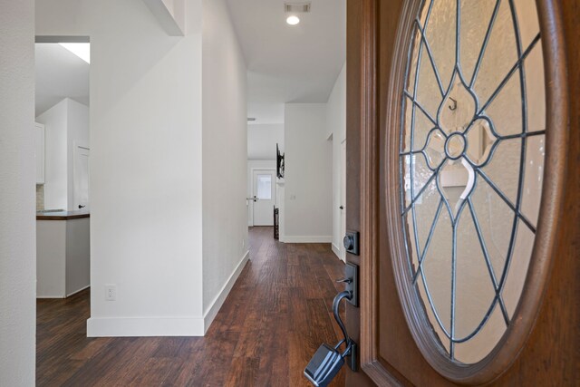 20711 Medallion Pointe Dr, Katy, TX 77450 - foyer featuring wood finished floors and baseboards