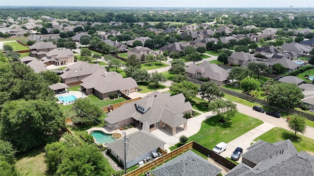 21006 Refuge Creek Dr, Cypress, TX 77433 - aerial perspective of suburban area with a pool