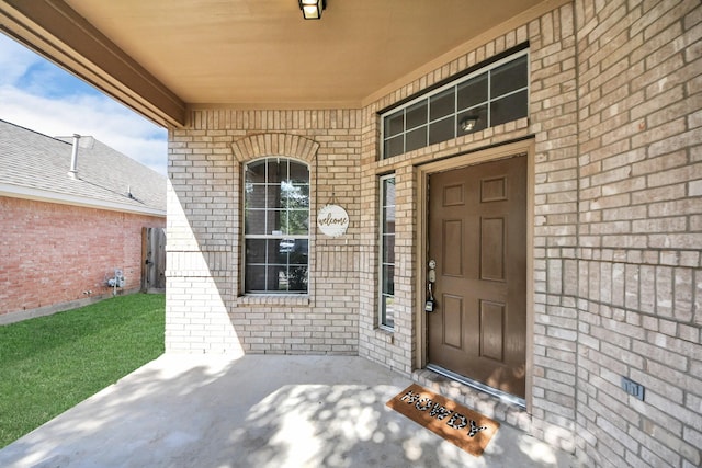 19130 Center Park Dr, Spring, TX 77373 - doorway to property featuring brick siding