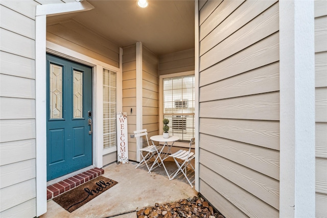 43 S Avonlea Cir, The Woodlands, TX 77382 - view of exterior entry with a porch