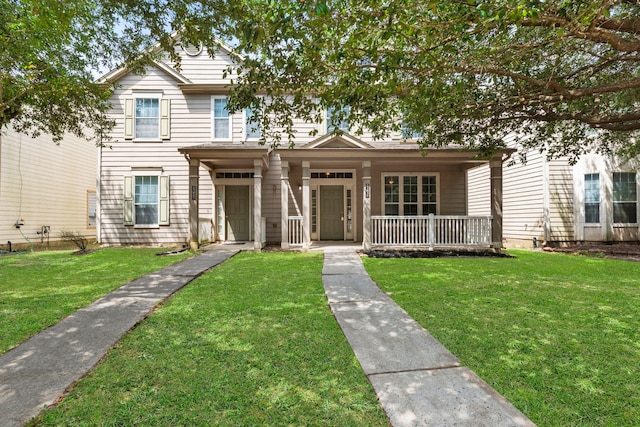 23831 Single Oak St, Spring, TX 77373 - view of front of property featuring a porch and a front yard