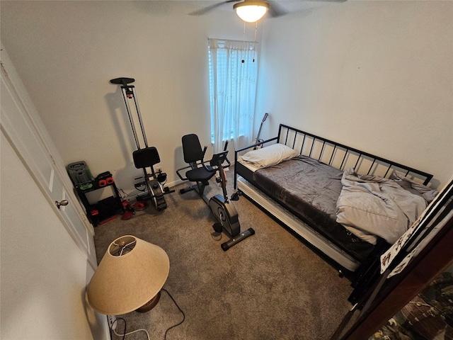 16511 Colleen Pl, Conroe, TX 77306 - bedroom featuring carpet flooring and a ceiling fan