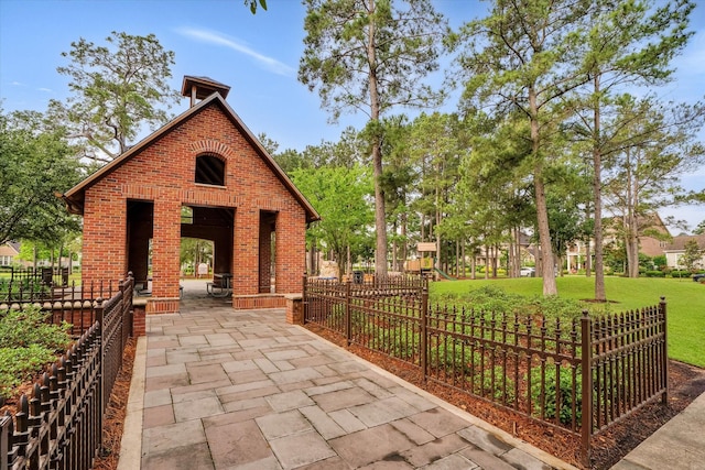 107 E Sawyer Ridge Dr, Spring, TX 77389 - view of patio